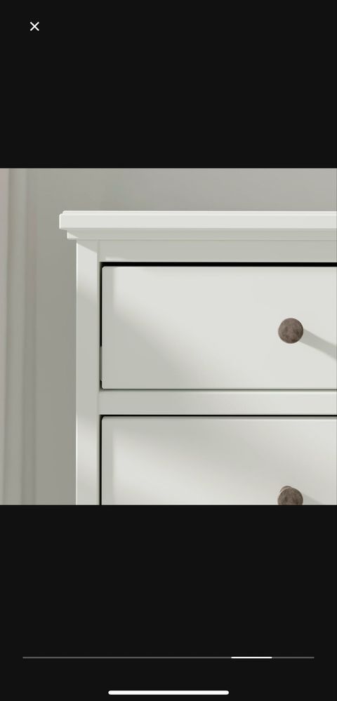 Ikea: Cómoda com 4 gavetas, branca | 104x118cm