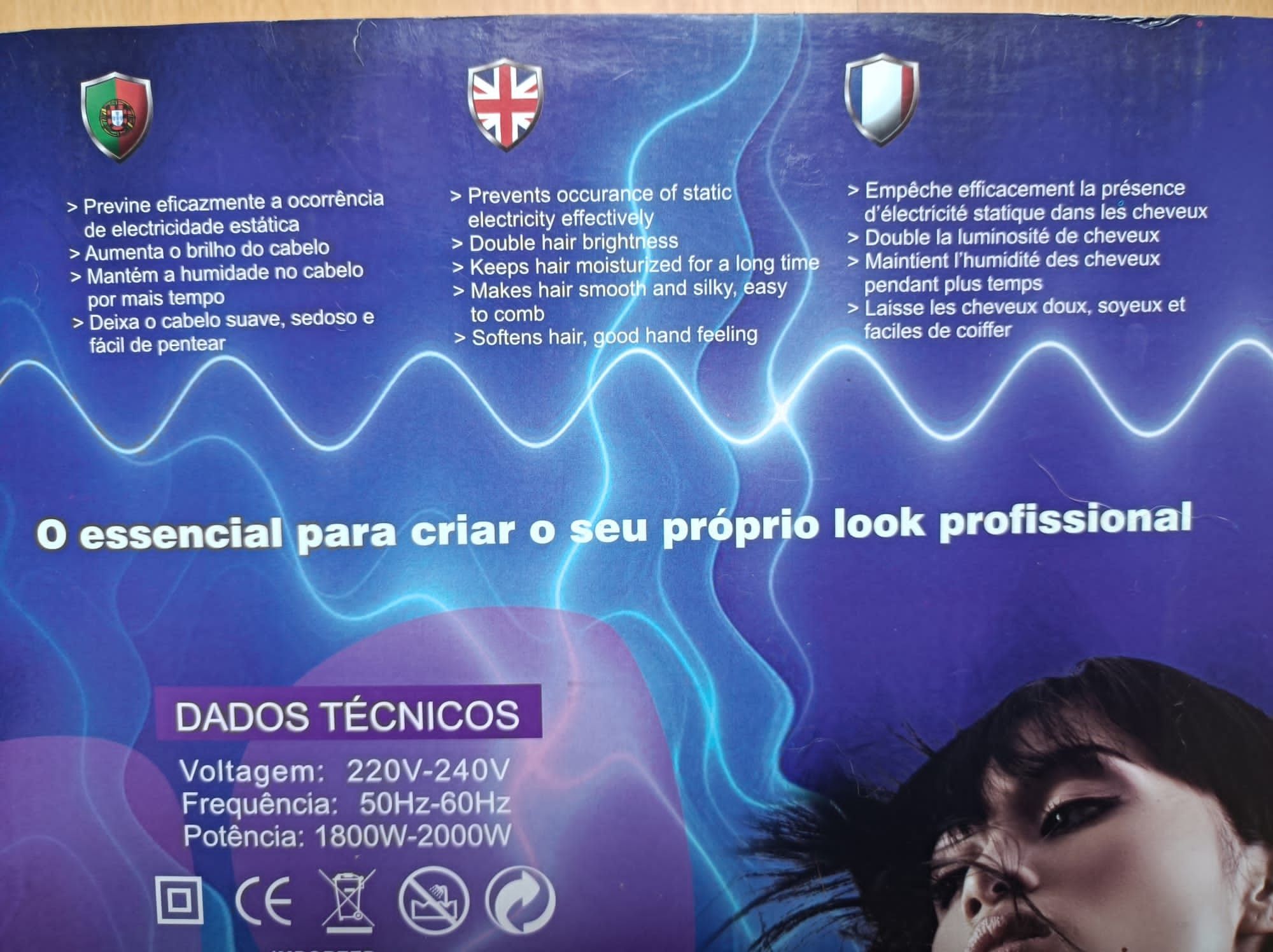Secador de cabelo profissional