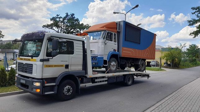 Pomoc Drogowa Laweta osobowe, dostawcze, ciężarowe 8T Radwanice DK94