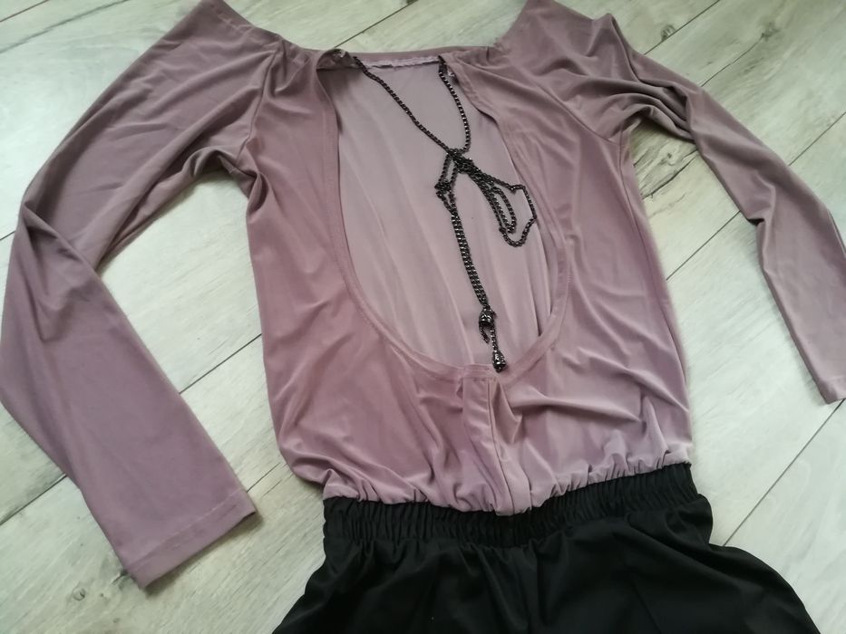 Комбинезон нарядный, вечерний, с открытой спиной