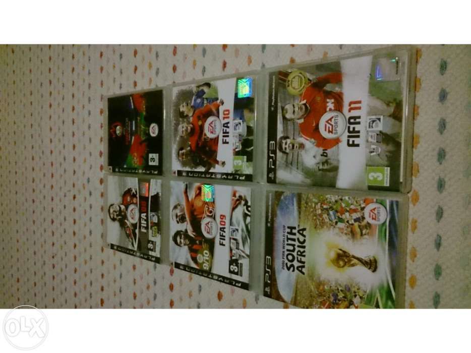 Fifa 09, 10, 11 e euro 2008 ps3