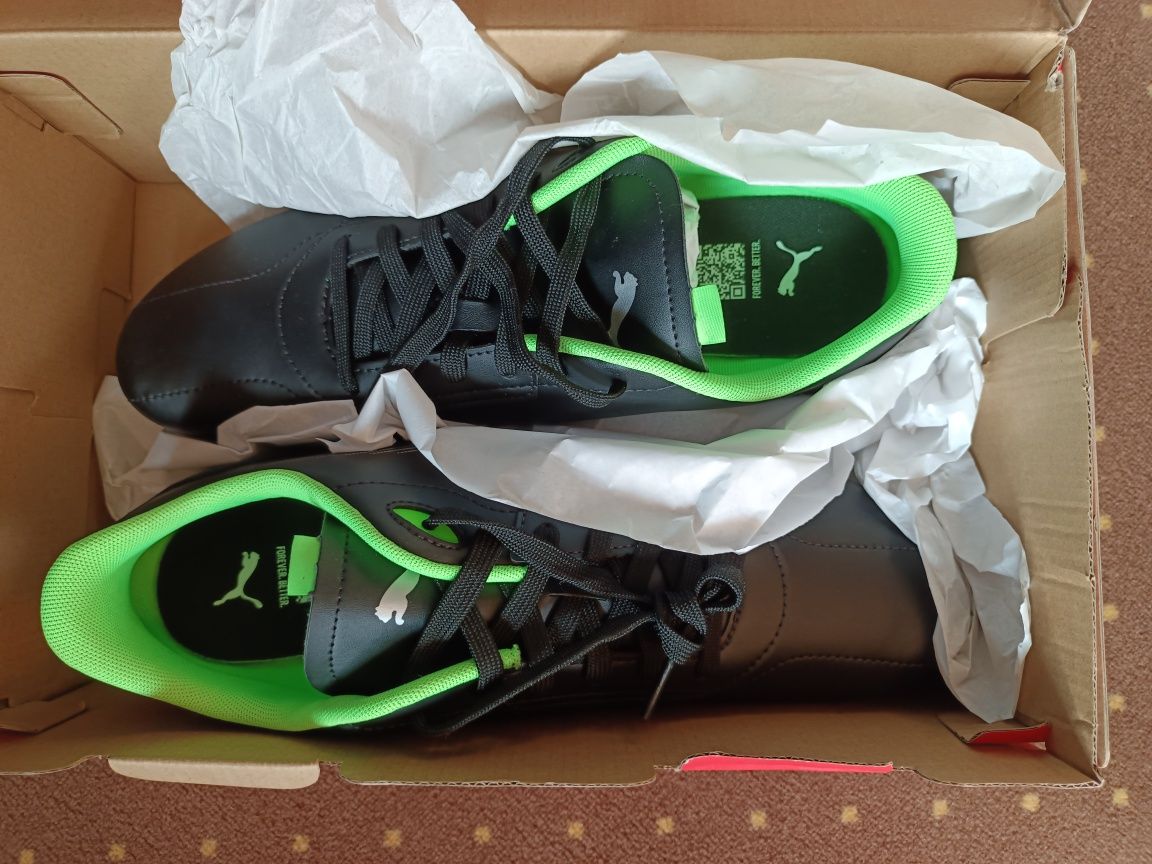 Buty sportowe Puma Neo Cat 2.0 black-fizzy green 46 Mercedes AMG