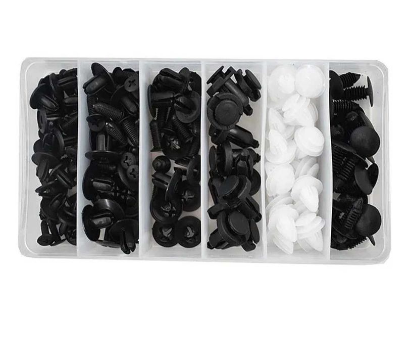 Conjunto de clipes / rebites de fixação de carro