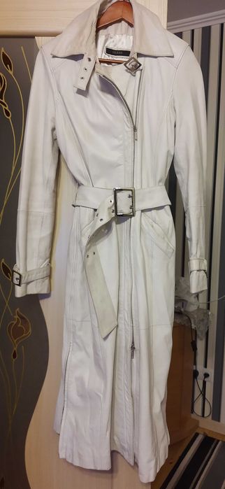 Тренч Guess, оригинал, натуральная кожа, размер М 42-46, плащ, пальто