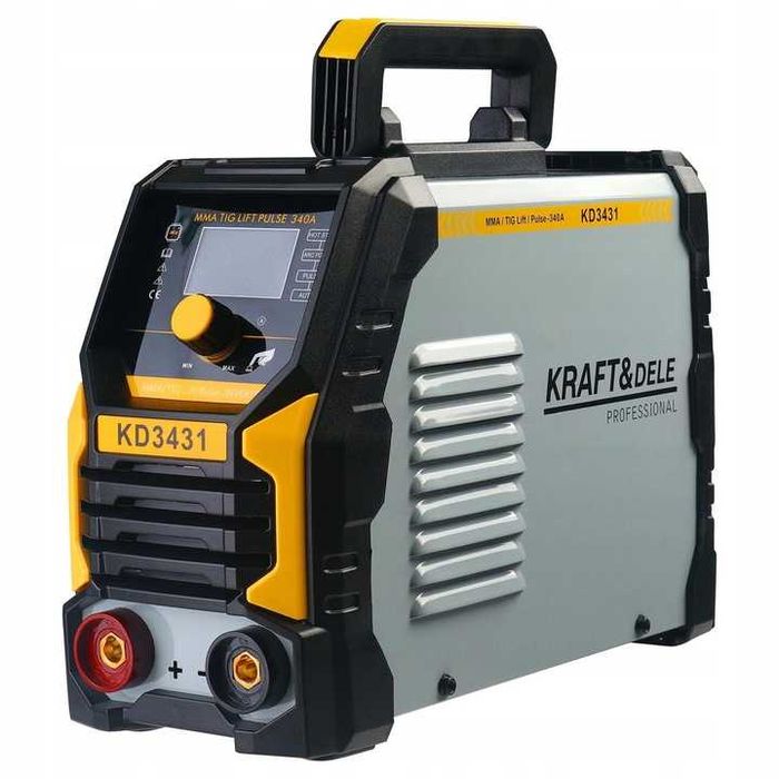 Spawarka inwertorowa 340A MMA, TIG LIFT, PULSE + kable Kraft&Dele