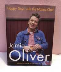 Livro Happy Days with the Naked Chef de Jamie Oliver (idiom ingles)