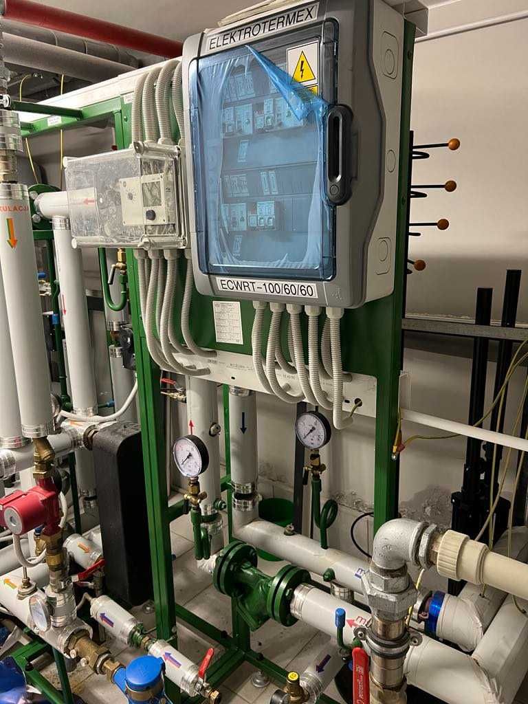 Węzeł cieplny kompaktowy Firmy Elektrotermex - typ ECWR-T-100/60/60