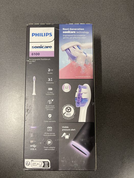 Philips Sonicare Звукова зубна щітка series 6100 ціна вказана з ОЛХ