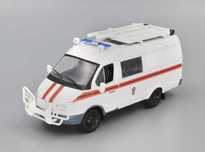 ГАЗ 2705 Скорая помощь МЧС - игрушка от DeAgostini - Автолегенды СССР