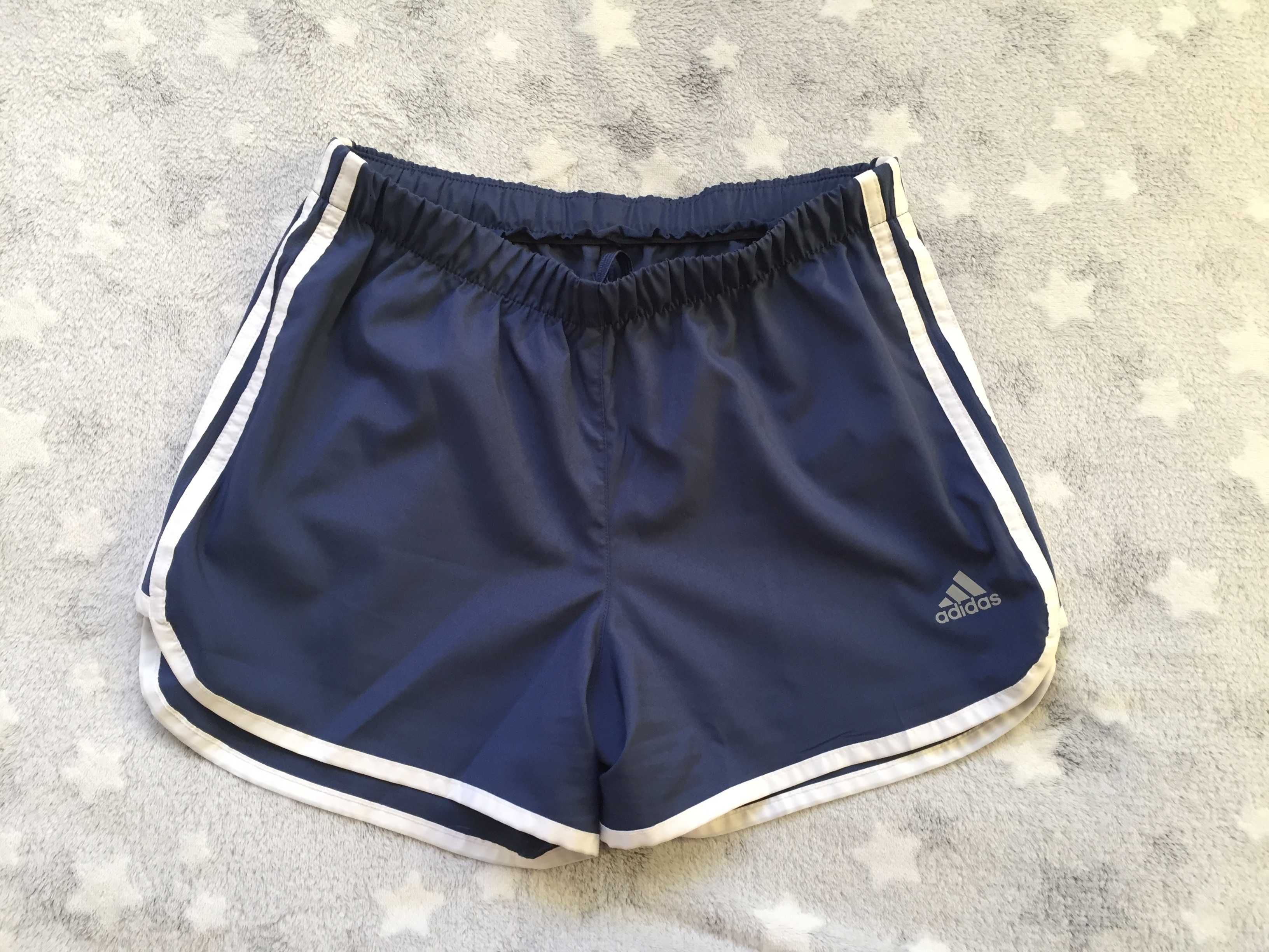 Spodenki szorty adidas granatowe, rozmiar S / 36