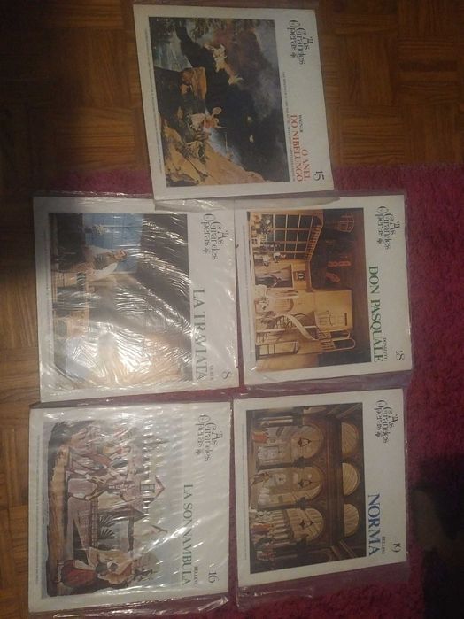 5 discos vinis 12" raros musica clássica As grandes Óperas