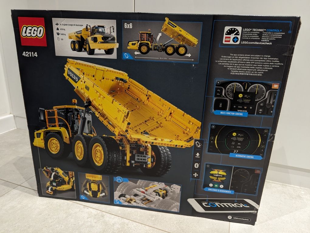 LEGO TECHNIC 42114 Wozidło przegubowe VOLVO 6x6