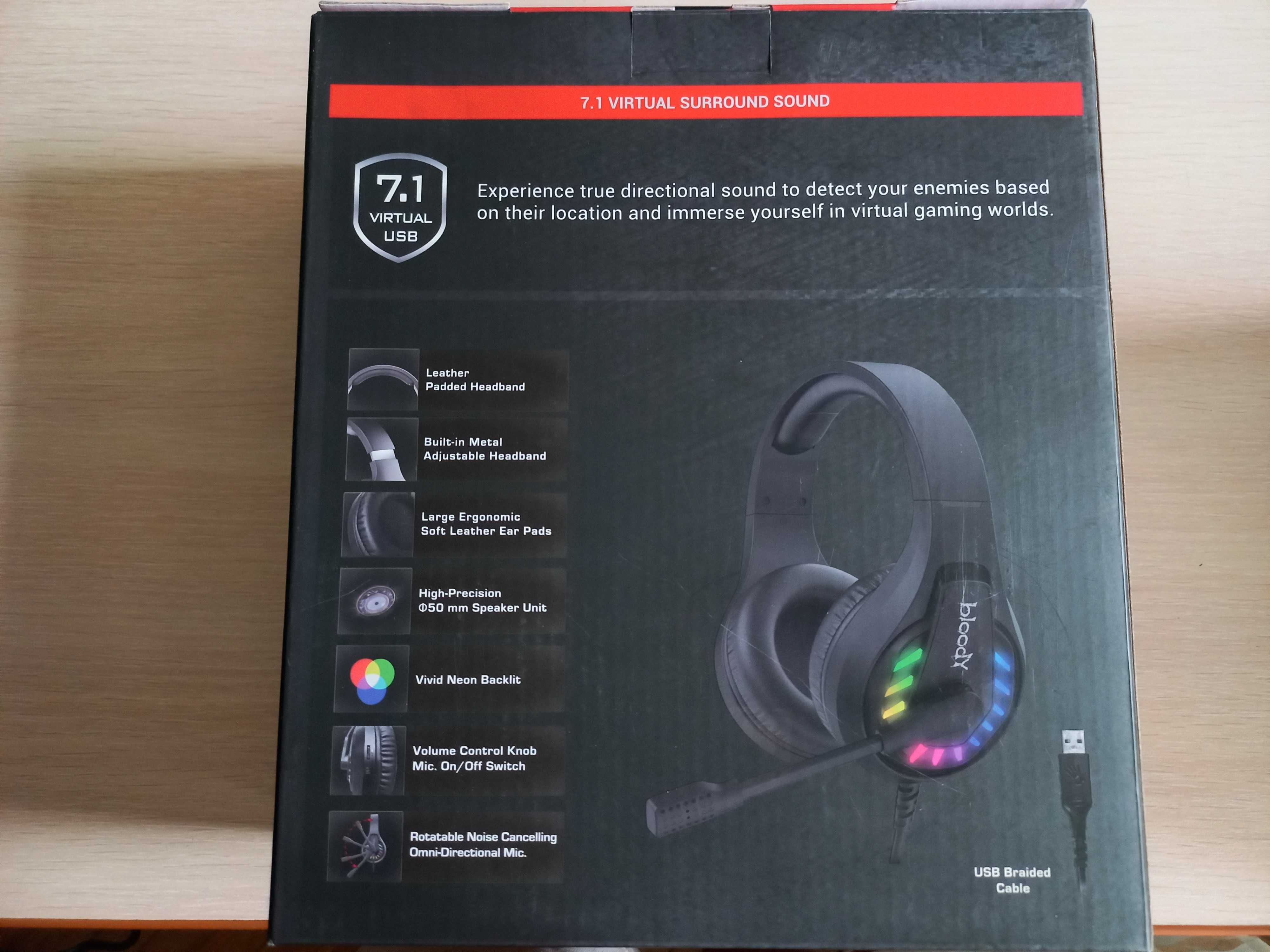 Навушники/гарнітура дротова ігрова Bloody G230 Black