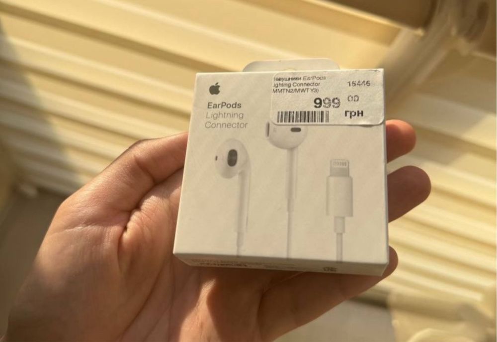 Earpods lightning еарподс наушники проводные оригинал Apple iphone