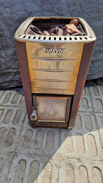 Piec na drewno palony drzewem do sauny fińskiej HARVIA 13KW + komin