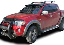 Mitsubishi L200 (Л 200 06-15 гг) козырек на лобовое стекло. На раме. Т