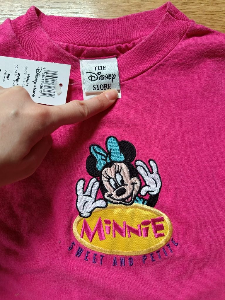 Disney Store bluzka koszulka różowa Minnie 110 cm