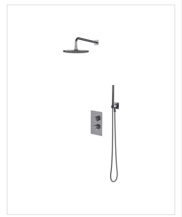 Zestaw prysznicowy Omnires, chrom