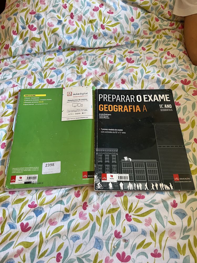 Manual+caderno de atividades/ preparar o Exame Geografia A 11°ano