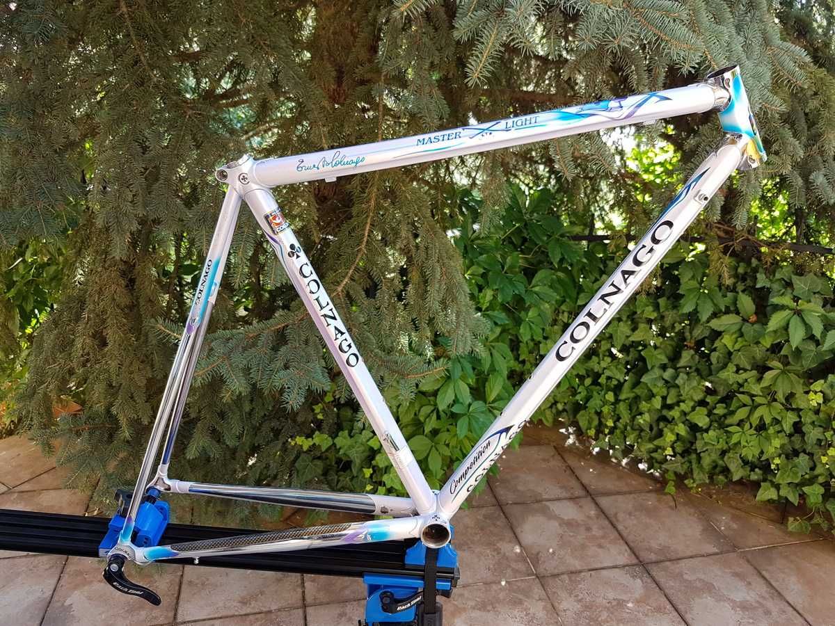 rama COLNAGO Master Extra Light Art Decor stal Columbus, grawery, mufy