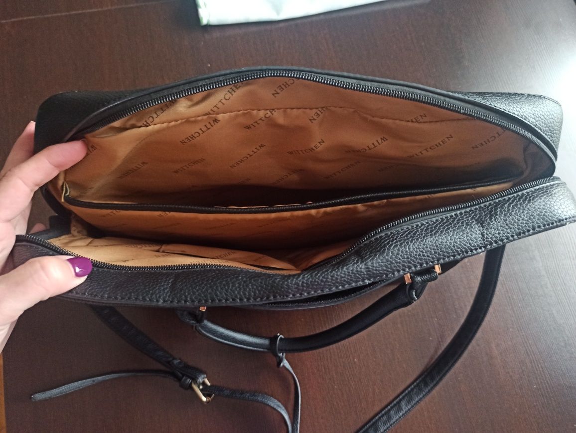Torba na laptopa Wittchen 14" Eko skóra czarny