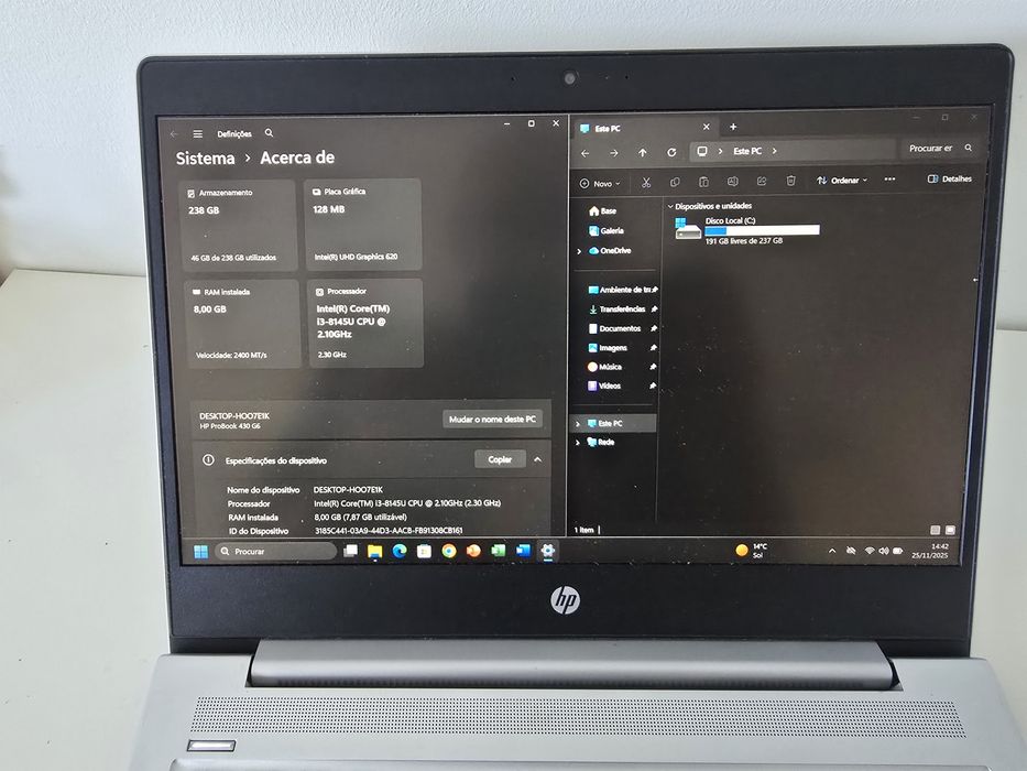 Hp Probook 430 G6 i3 12Gb/256Gb