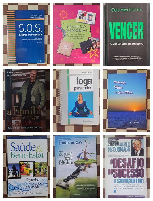 Conjunto lote 46 livros vários temas e géneros