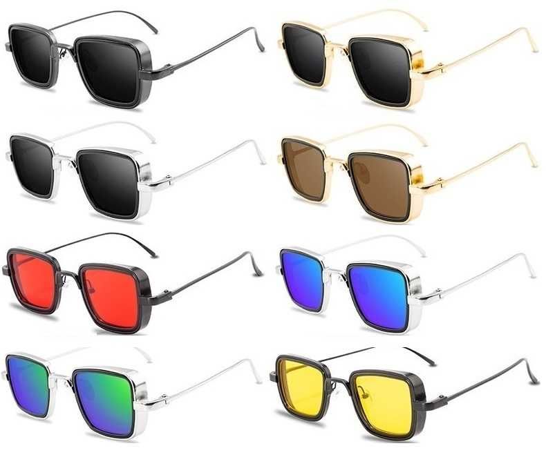 Okulary przeciwsłoneczne. Nowy model 2022 Steampunk UV400