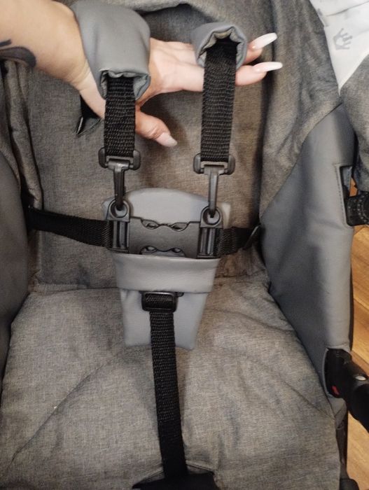 НОВАЯ Коляска 2в1 Alis Camaro ЭКО-КОЖА,Двойная Амортизация, Шасси 60см