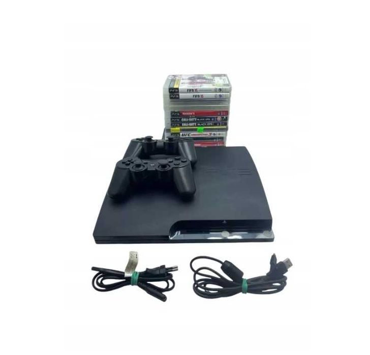 Konsola ps3 z padami + 13 gier