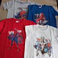 Bluzki chłopięce z krótkim rękawem, Spider-Man, r. 146-152 Zestaw
