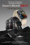 Smartwatche QX11 IP68 3ATM rozmowy cykle kobiet