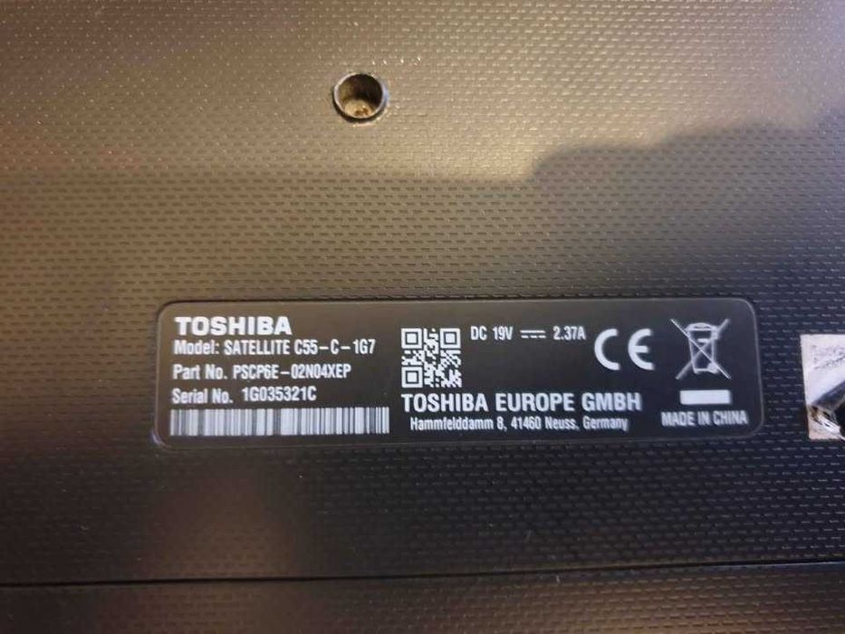 Portátil Toshiba Satellite C55