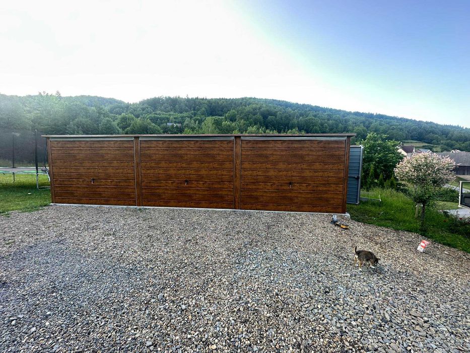 Garaż Blaszany ZŁOTY DĄB  - Garaże Blaszane | Wiaty | Hale | - ESSTAL*