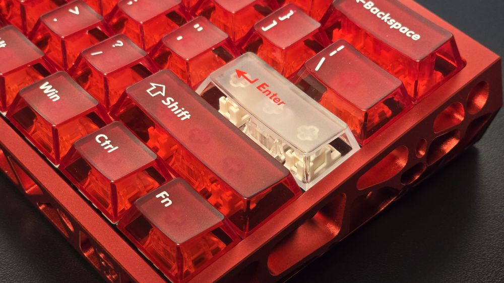Кастом алюмінієва магнітна 8к rgb клавіатура