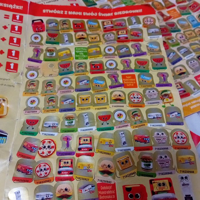 251 naklejek gang biedroniakow