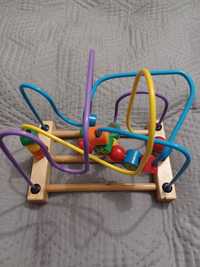 Zabawka drewniana, edukacyjna, sensoryczna jak z ikea