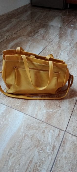 Torebka damska żółta