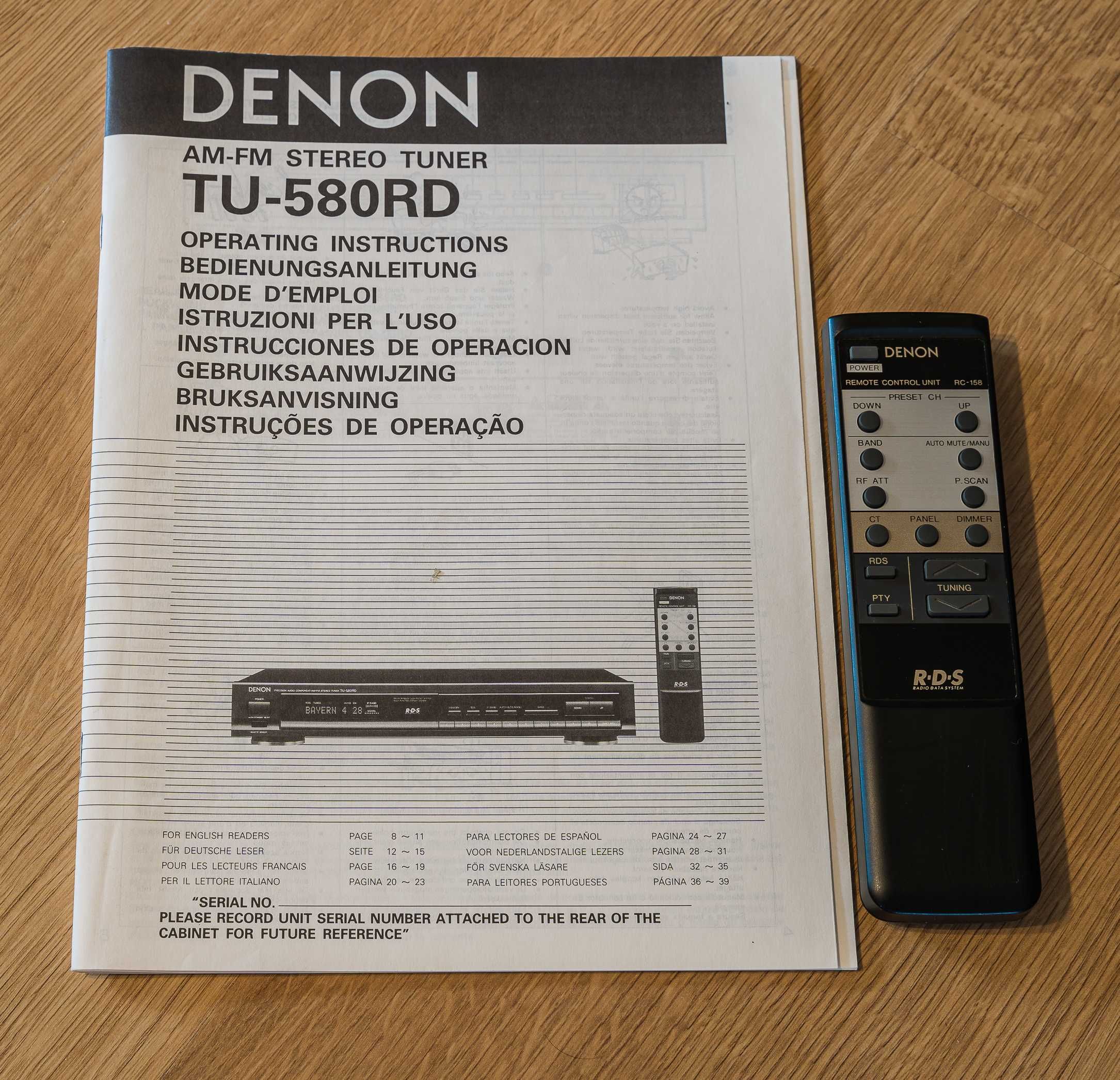 Denon PMA-915R, DCD-1015, DRM-800A, TU-580RD