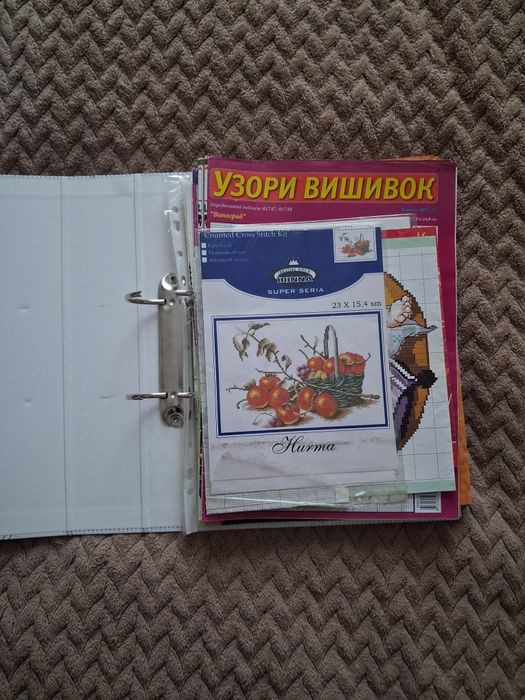 Журнали з вишивання, схеми