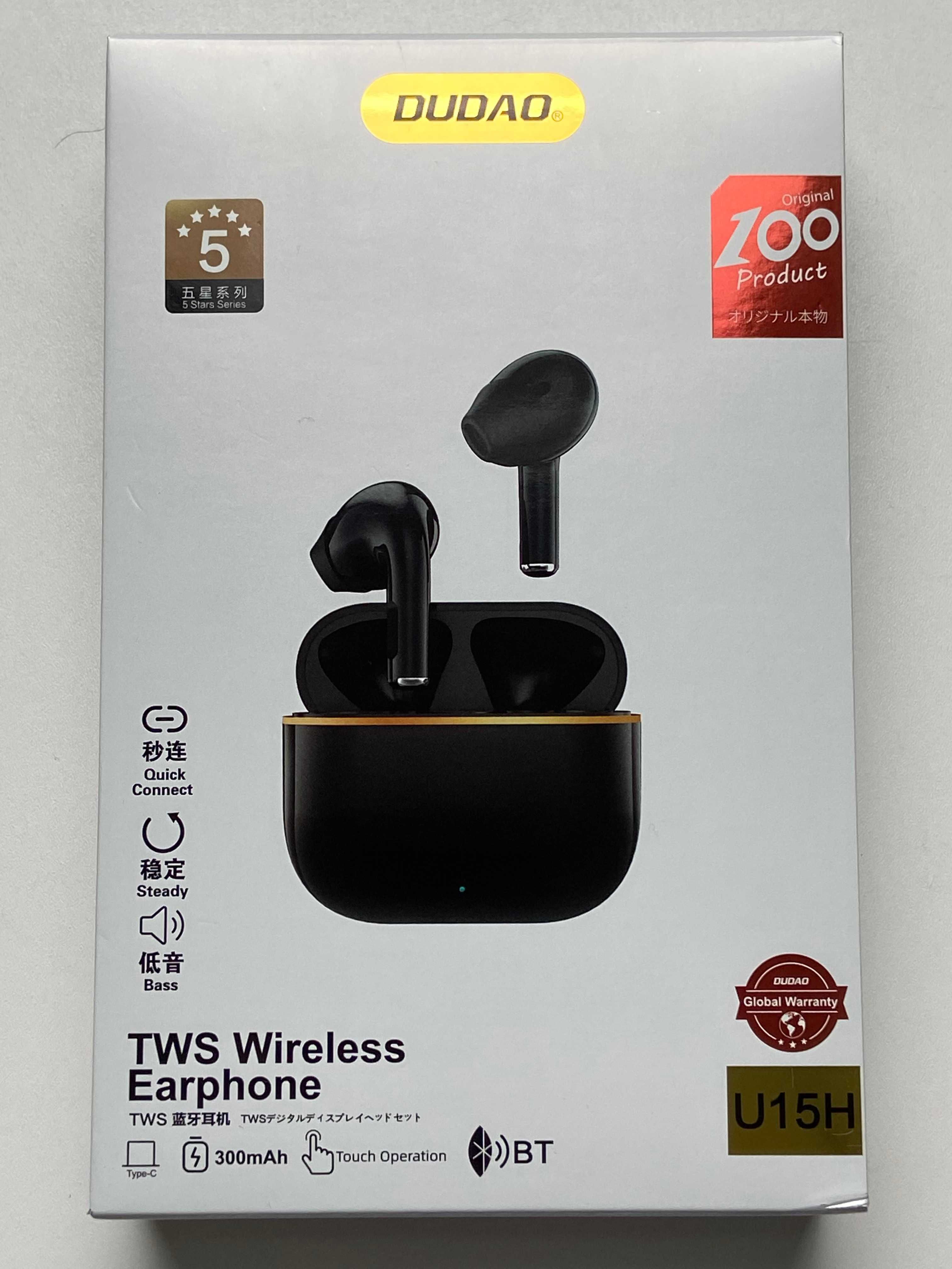 SŁUCHAWKI bezprzewodowe DUDAO U15H TWS bluetooth NOWE z gwarancją !!