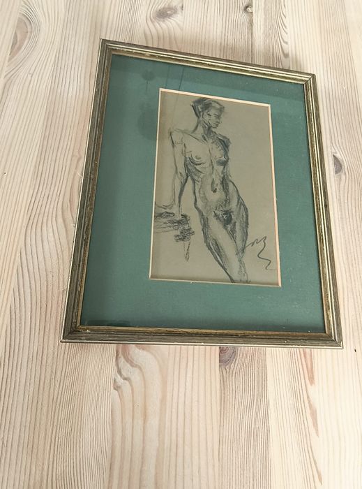 Grafika akt sygnowany