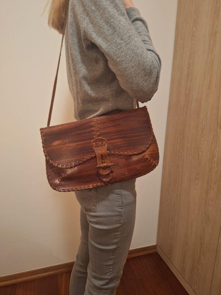 Torba na ramię vintage PRL