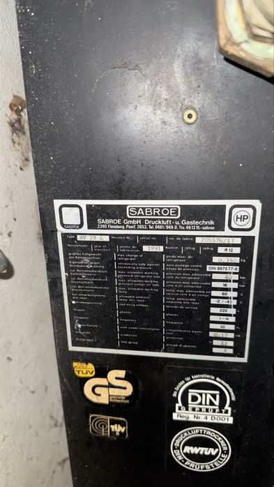 Secador do Ar Sabroe