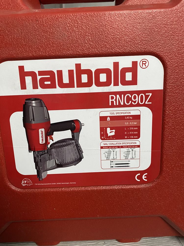 HAUBOLD RNC 90Z цвяхозабивач пістолет пневматичний нейлер