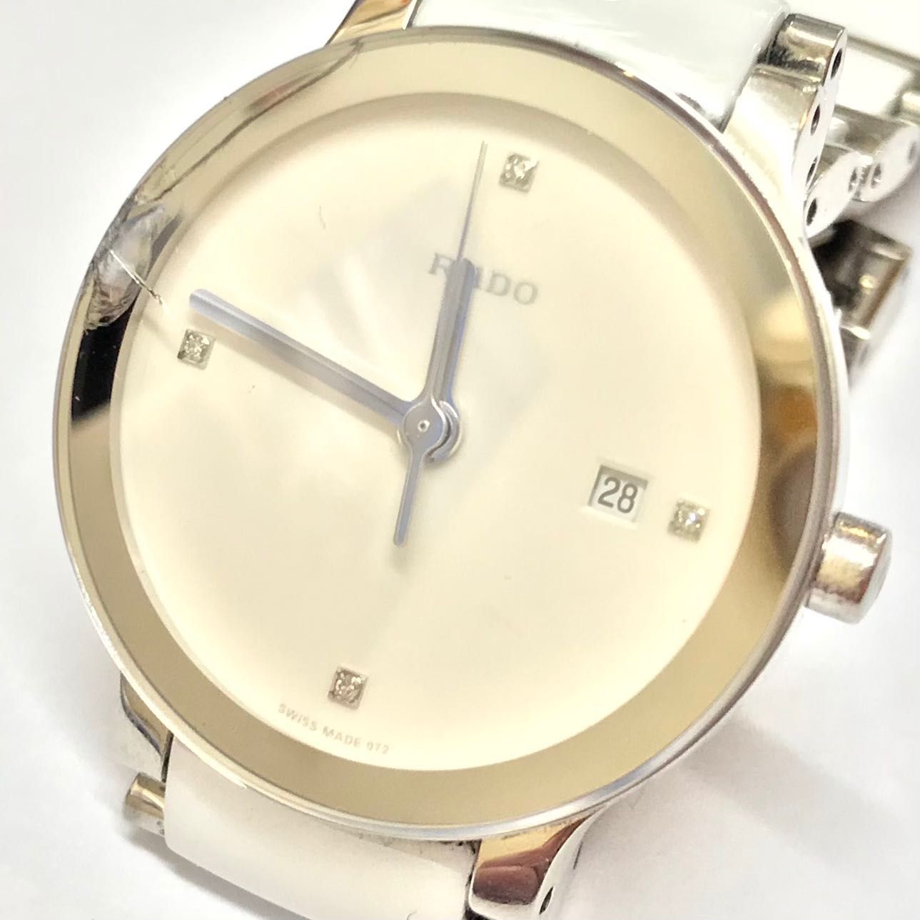 RADO Centrix 111.0928.3 Zegarek DAMSKI ceramiczny DIAMENTY oryginał