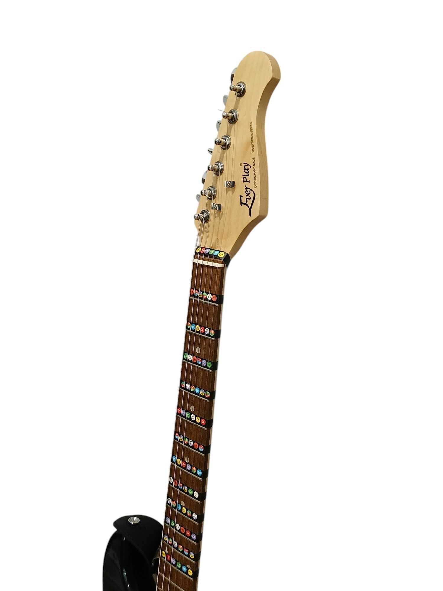 Gitara elektryczna ST-2 WH / BK Ever Play