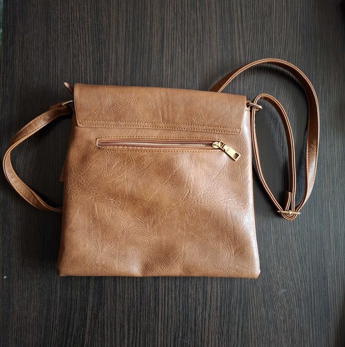 Torebka Vintage Listonoszka Bee Bag  Jasno Ruda
