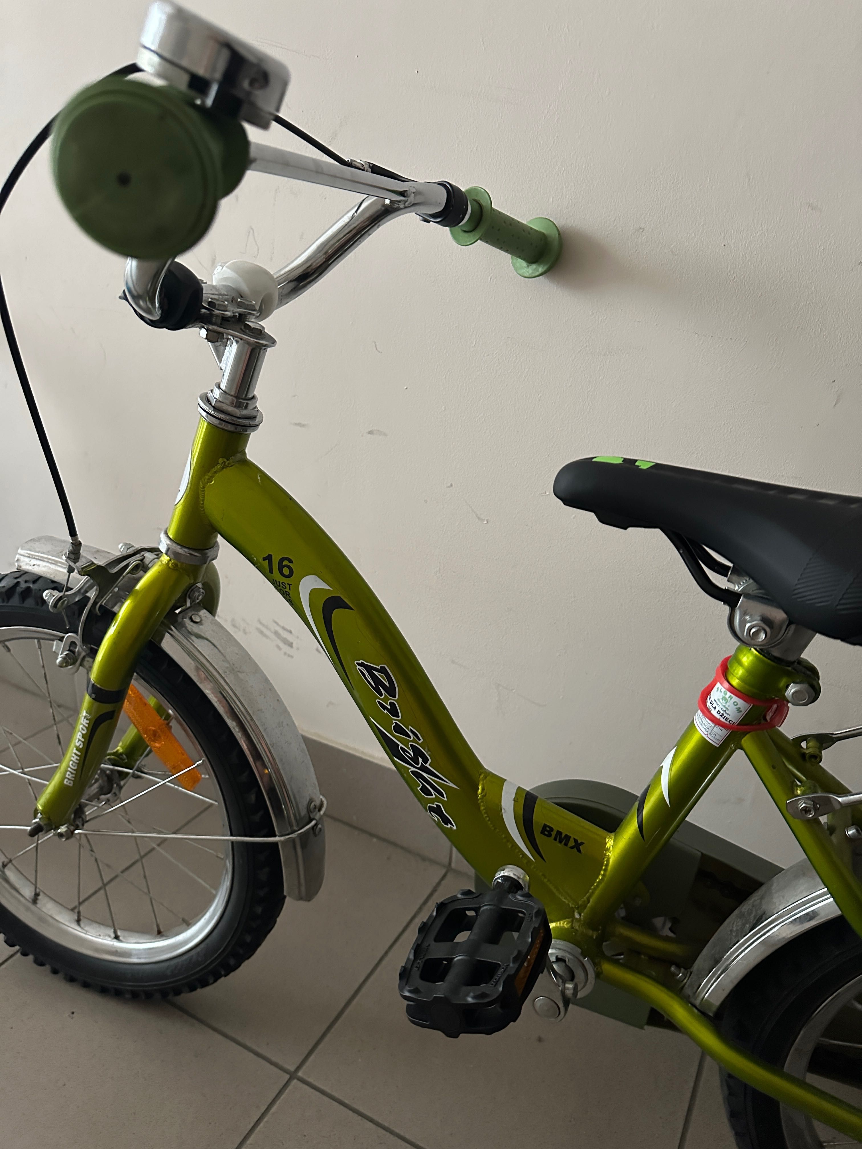 Rowerek Bmx Bright Zielony 16 cali