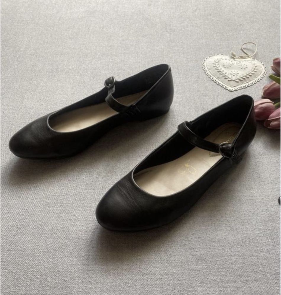 Балетки мері джейн шкіряні clarks